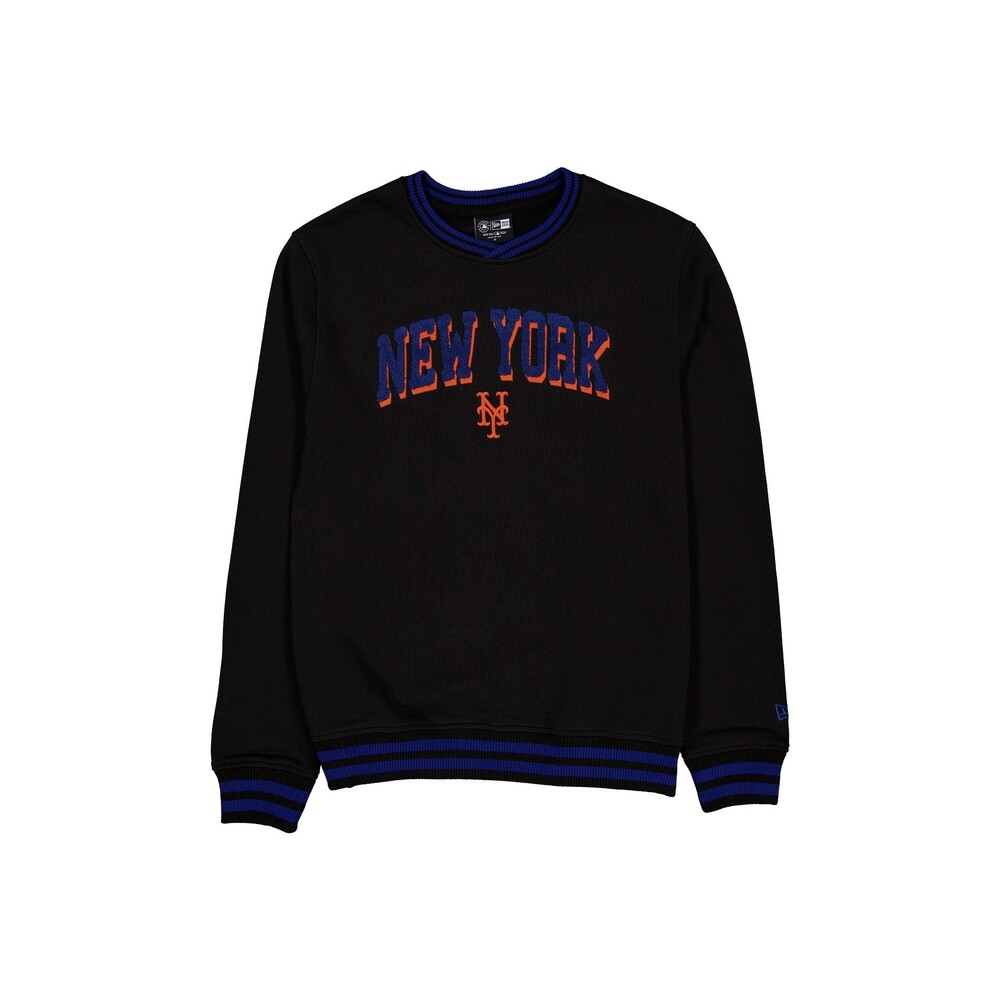 New Era New York Mets Sport Night Black Crewneck - Size 3XL